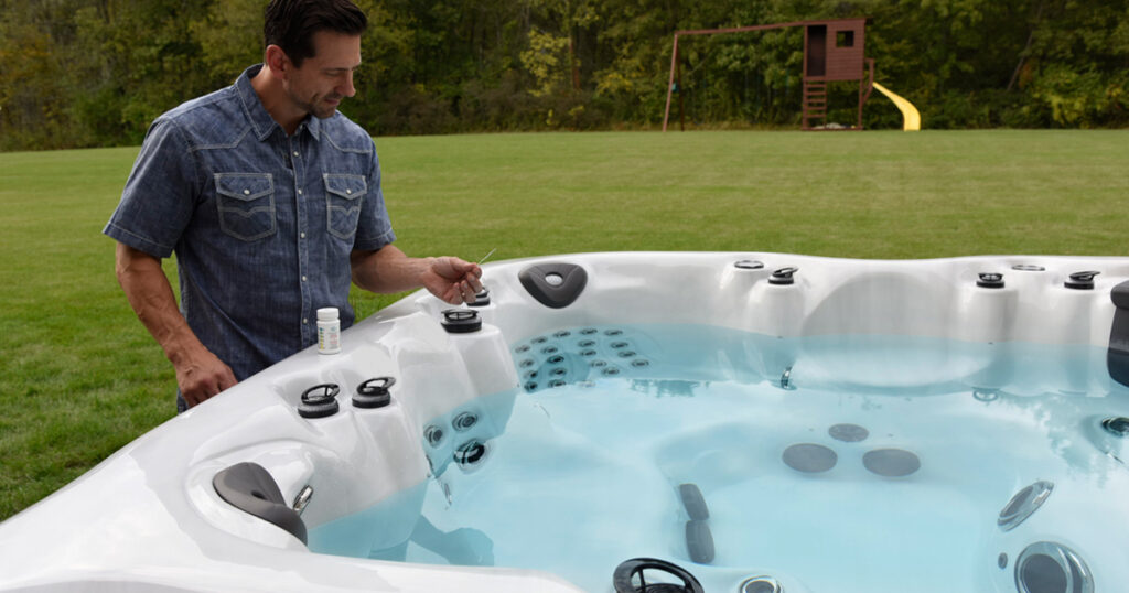 pH hot tub chemicals
